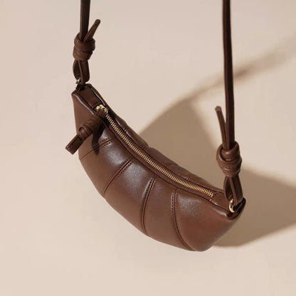 Ielgy Retro Niche Croissant All-Match Dumpling Bag Fashion One-Shoulder Messenger Baguette Female Bag