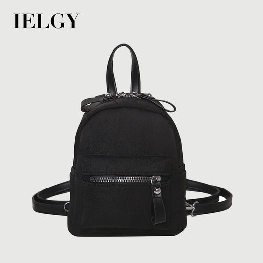 Ielgy Korean Style Mini Backpack Fashion Simple Backpack Casual Western Style Travel Small Backpack