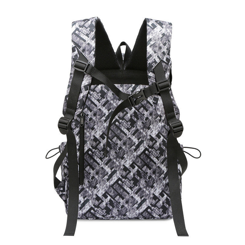 Ielgy Outdoor Trendy Fashion Schoolbag Travel Backpack College Student Men Women Casual Computer Backpack