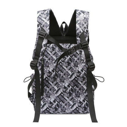 Ielgy Outdoor Trendy Fashion Schoolbag Travel Backpack College Student Men Women Casual Computer Backpack