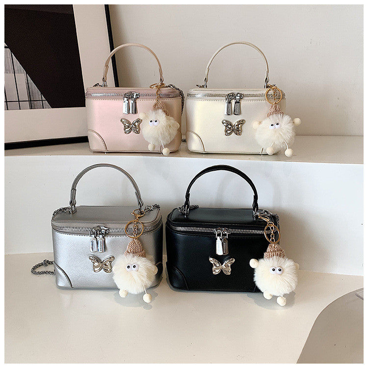 Ielgy Ladies Messenger Bag All-Match Design Niche Chain Shoulder Small Bag