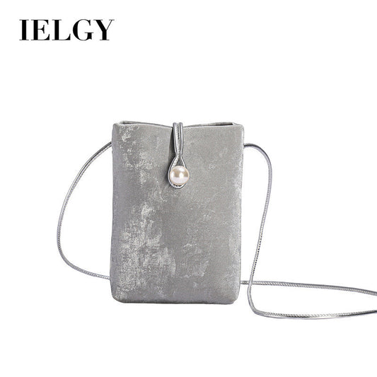 Ielgy New Chinese Casual One-Shoulder Diagonal Mobile Phone Bag High-End All-Match Coin Purse