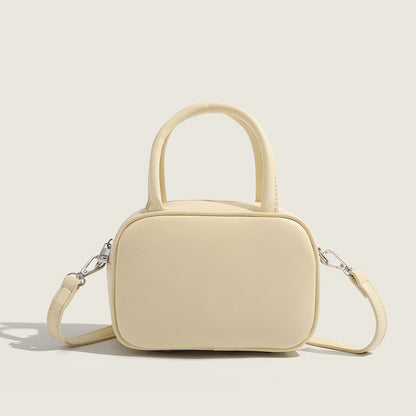 Ielgy Ladies Brown Boston Bag Fashionable Portable Pillow Bag Fashionable All-Match Crossbody