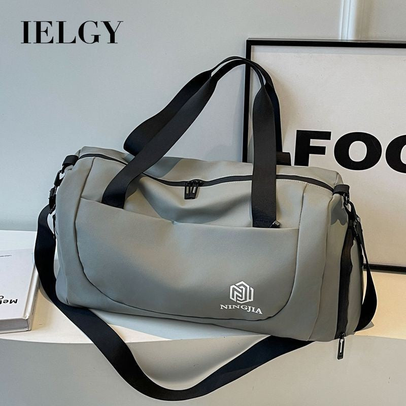 Ielgy Outing Messenger Dry Wet Separation Sports Gym Bag High-End Travel Luggage Bag Large Capacity Portable Travel Bag