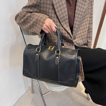 Ielgy Large-Capacity All-Match Commuter Bag Fashion Portable Tote Bag High-End Sense One-Shoulder Messenger Bag