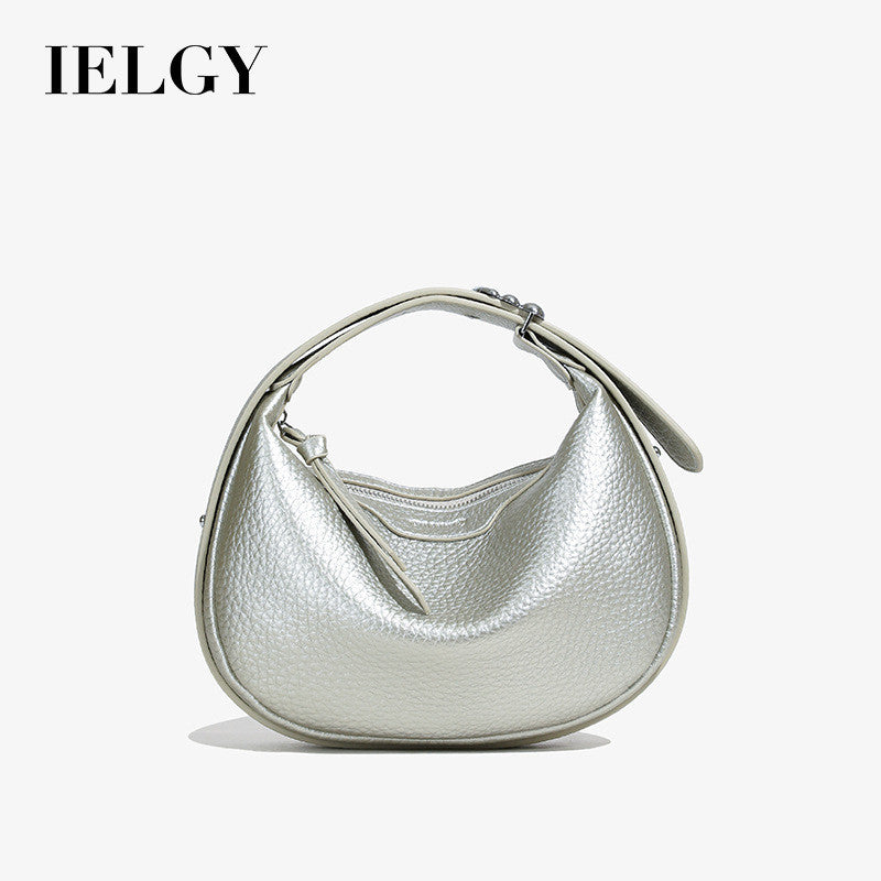 Ielgy High-End Niche Design Bag Ladies All-Match Commuter Large-Capacity One-Shoulder Messenger Du