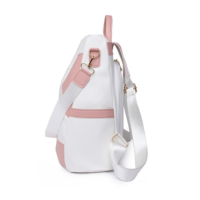 Ielgy Multifunctional Anti-theft Backpack Casual Fashion Soft Leather Large Capacity Outdoor Travel Backpack