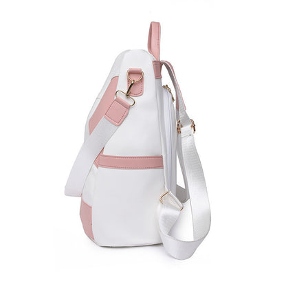 Ielgy Multifunctional Anti-theft Backpack Casual Fashion Soft Leather Large Capacity Outdoor Travel Backpack