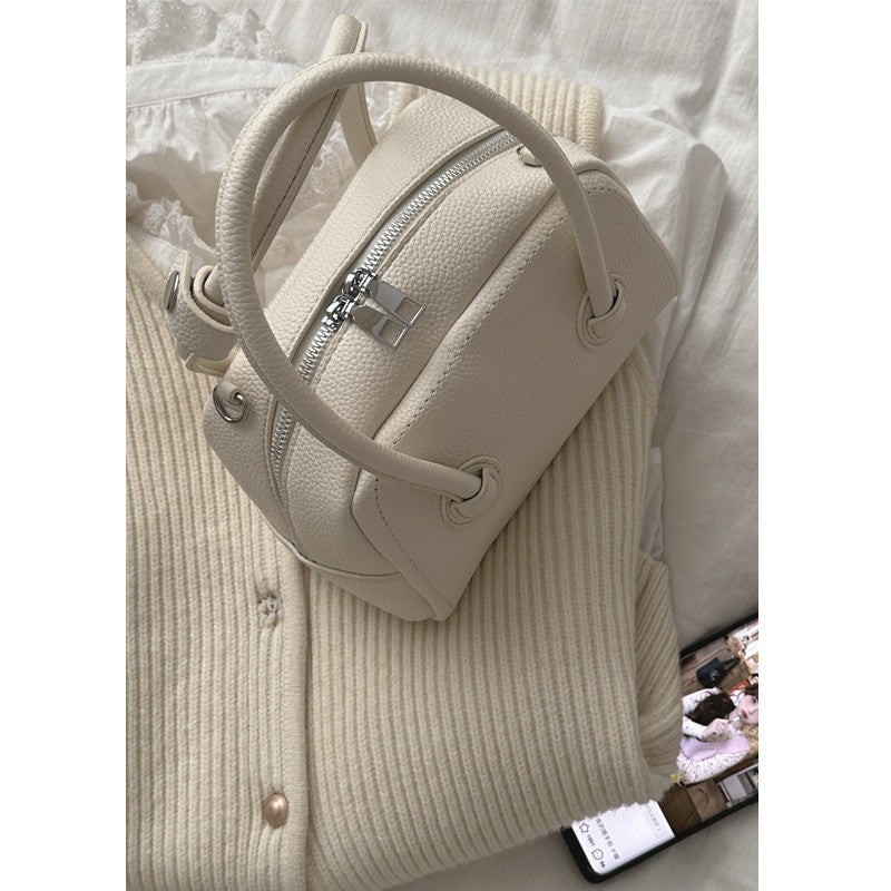 Ielgy Female Handbag Simple Small Square Bag All-Match Shoulder Messenger Bag
