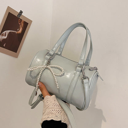 Ielgy Large-Capacity Shoulder Messenger Handbag Pillow Bag High-End Boston Bag