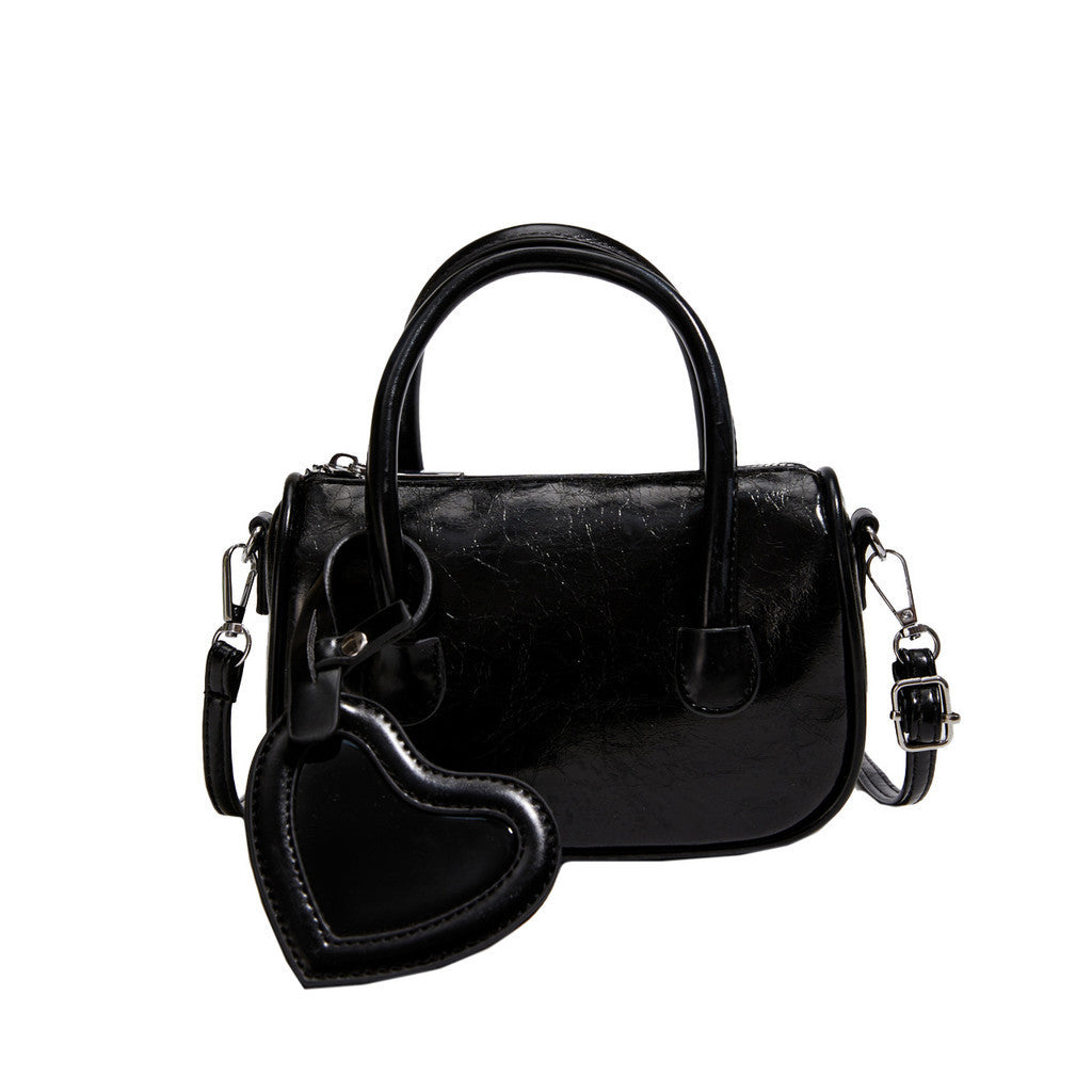 Ielgy Ladies Fashion Portable Pillow Bag Korean Version Simple All-Match One-Shoulder Trendy Casual Messenger Bag