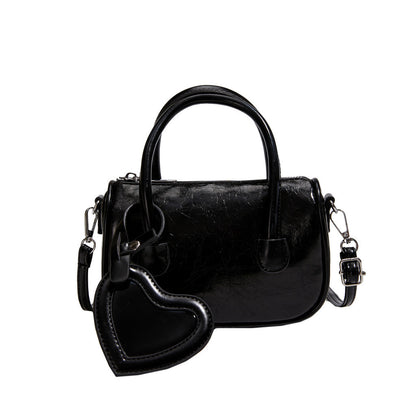 Ielgy Ladies Fashion Portable Pillow Bag Korean Version Simple All-Match One-Shoulder Trendy Casual Messenger Bag