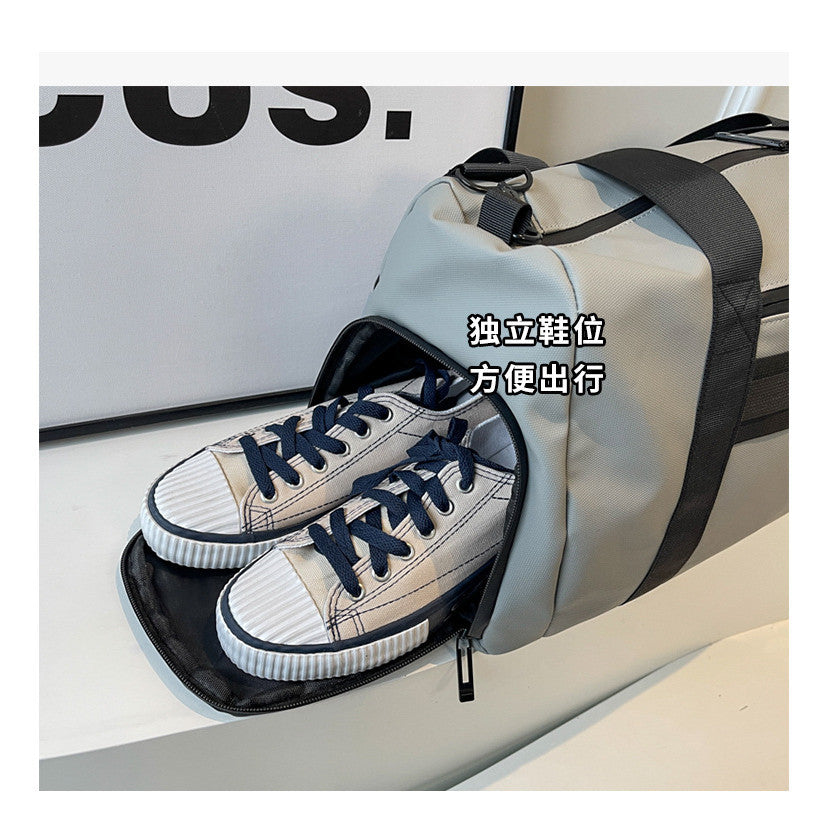 Ielgy Outing Messenger Dry Wet Separation Sports Gym Bag High-End Travel Luggage Bag Large Capacity Portable Travel Bag