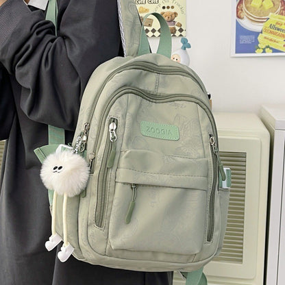 Ielgy Ladies Backpack Reflective Bear Casual Backpack College Student Travel Small Backpack