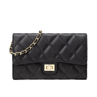 Ielgy Fashion Diamond Chain Bag Ladies Crossbody Bag