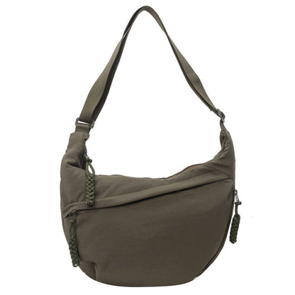 Ielgy Fashionable Large-Capacity Nylon Cloth Messenger Bag All-Match Dump