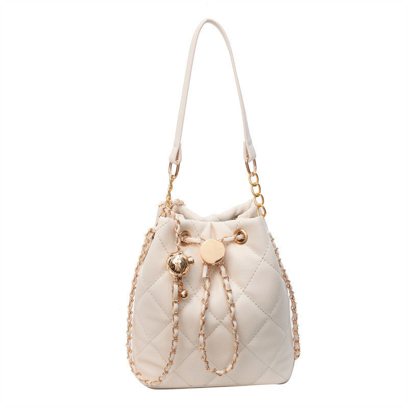 Ielgy High-End Simple Casual All-Match Retro Trendy One-Shoulder Messenger Bag