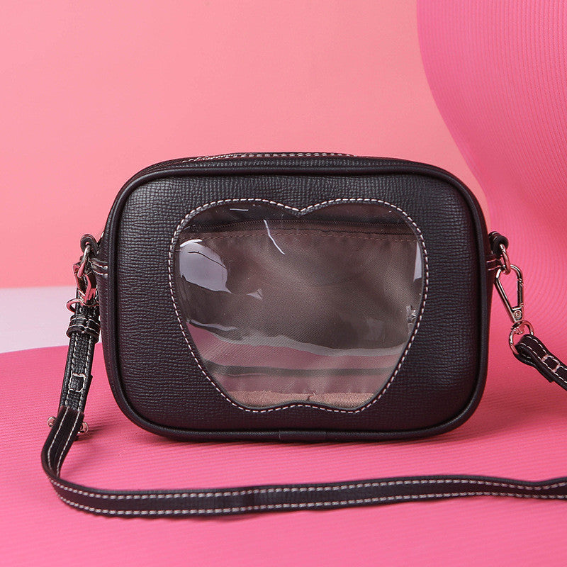 Ielgy Ladies Pink Large Capacity Shoulder Messenger Bag