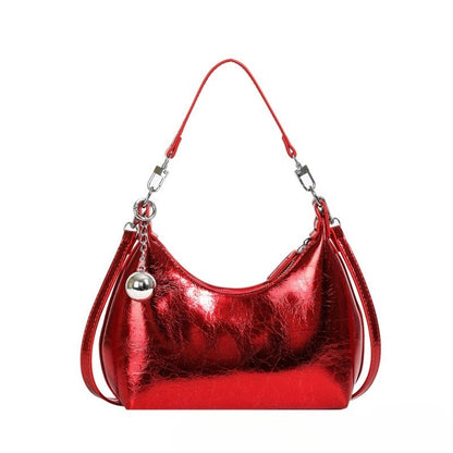 Ielgy Korean Style Niche Casual Shoulder Handbag Fashion Commuter Cross-body Dumpling Bag