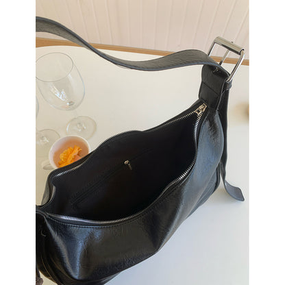 Ielgy High-End Feeling Large-Capacity Bag Retro Fashion Shoulder Bag Niche All-Match Tote Bag