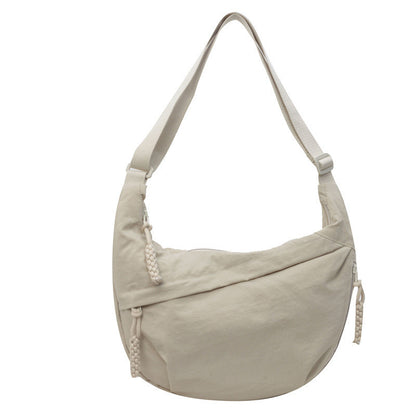 Ielgy Fashionable Large-Capacity Nylon Cloth Messenger Bag All-Match Dump