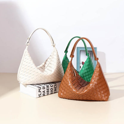 Ielgy Trendy All-Match Handbag Female Fashion Simple Niche Shoulder Armpit Bag
