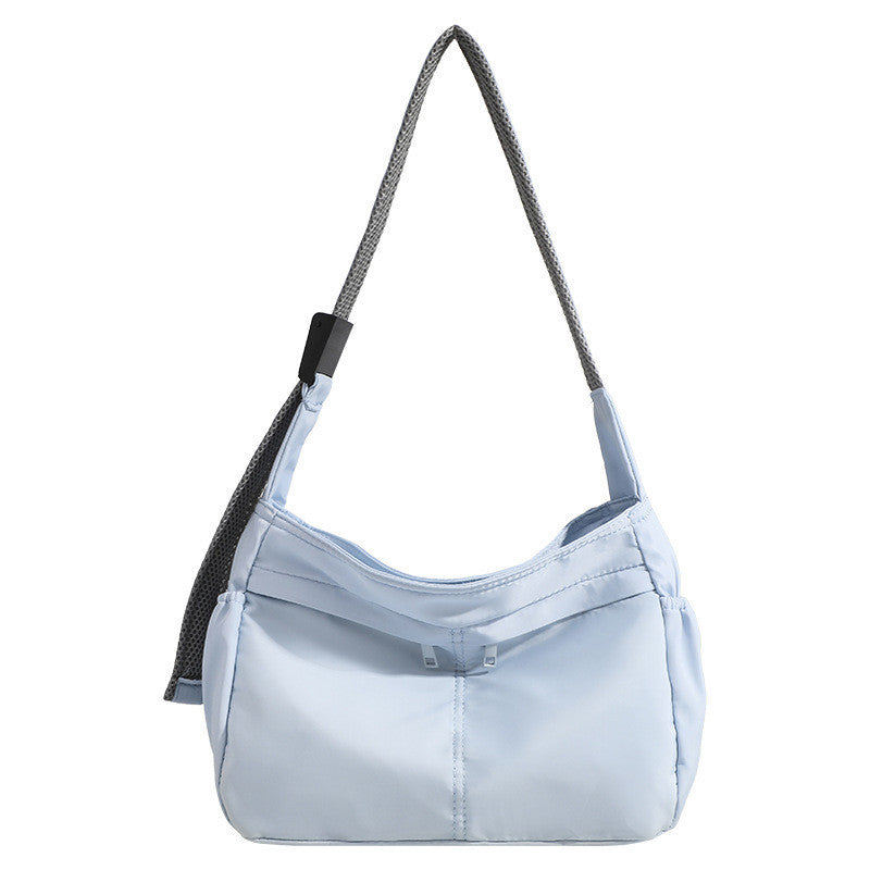 Ielgy Large-Capacity Casual Bag Waterproof Wear-Resistant Oxford Cloth One-Shoulder Commuter Diagonal Bag Korean Version