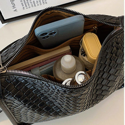 Ielgy Large-Capacity Shoulder Bag Korean Version Trendy Fashion All-Match Casual Commuter Cross-Body Dump