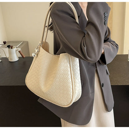 Ielgy High-End Retro Large-Capacity Bag Fashion Commuter All-Match One-Shoulder Bucket Bag