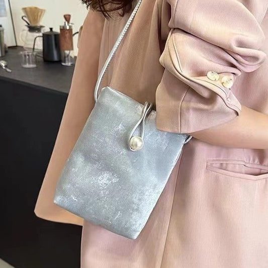 Ielgy New Chinese Casual One-Shoulder Diagonal Mobile Phone Bag High-End All-Match Coin Purse