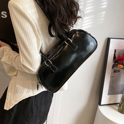 Ielgy Boston Pillow Bag Large Capacity All-Match Portable One-Shoulder French Niche Underarm Bag