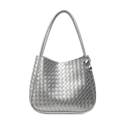 Ielgy High-End Retro Large-Capacity Bag Fashion Commuter All-Match One-Shoulder Bucket Bag