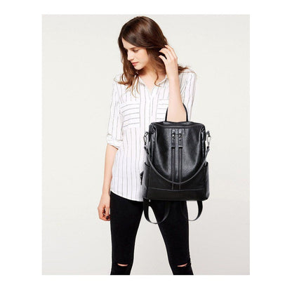 Ielgy Korean Version pu Leather Ladies Fashion Backpack Mommy Bag