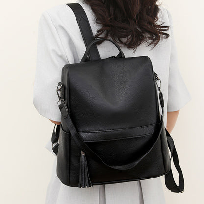 Ielgy Retro Backpack Anti-theft Backpack Large Capacity Casual Men Women Suitable Bag