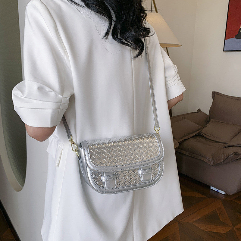 Ielgy High-End Texture Female Bag All-Match Cross-Body Western Style Super Hot Sadd