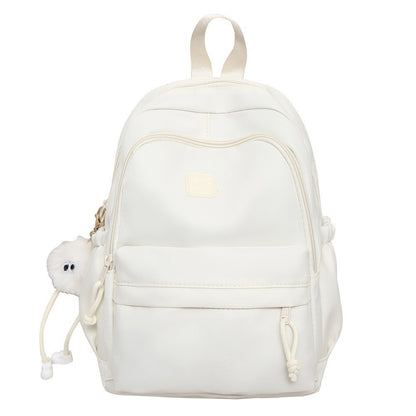 Ielgy Japanese Korean Version Cream Series Schoolbag All-Match Appearance Girl Backpack Large Capacity