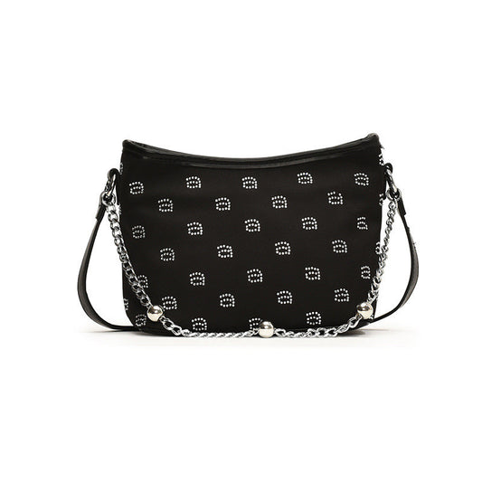 Ielgy High-End Fashionable Texture Shoulder Bag Popular Fashionable All-Match Commuter Bucket Bag