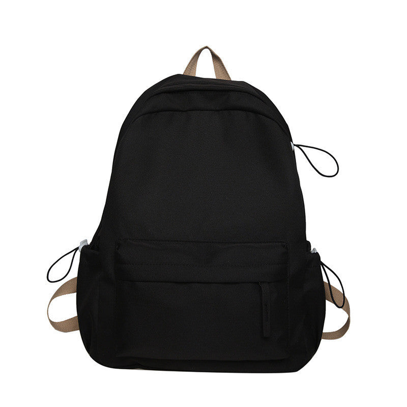 Ielgy Large-Capacity Backpack Student All-Match Schoolbag Commuter Outing Travel Commuter Backpack