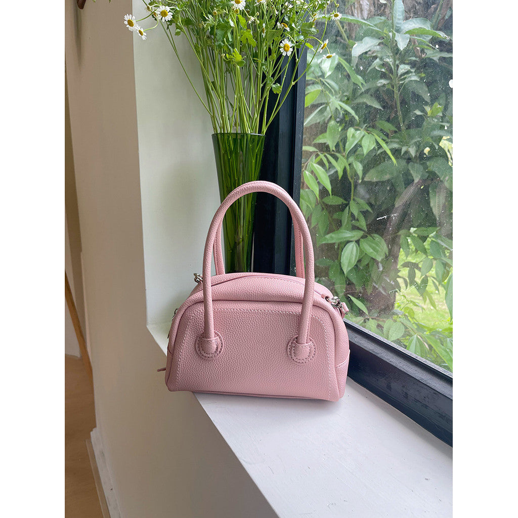 Ielgy Portable Bowling Bag Casual All-Match Small Fresh One-Shoulder Messenger Boston Pillow Bag