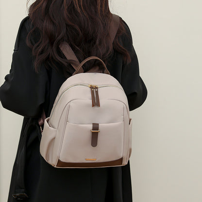 Ielgy Oxford Cloth Ladies Backpack Retro Casual Backpack Large Capacity Outdoor Travel Backpack