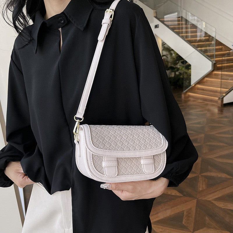 Ielgy High-End Texture Female Bag All-Match Cross-Body Western Style Super Hot Sadd