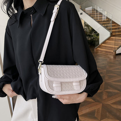 Ielgy High-End Texture Female Bag All-Match Cross-Body Western Style Super Hot Sadd