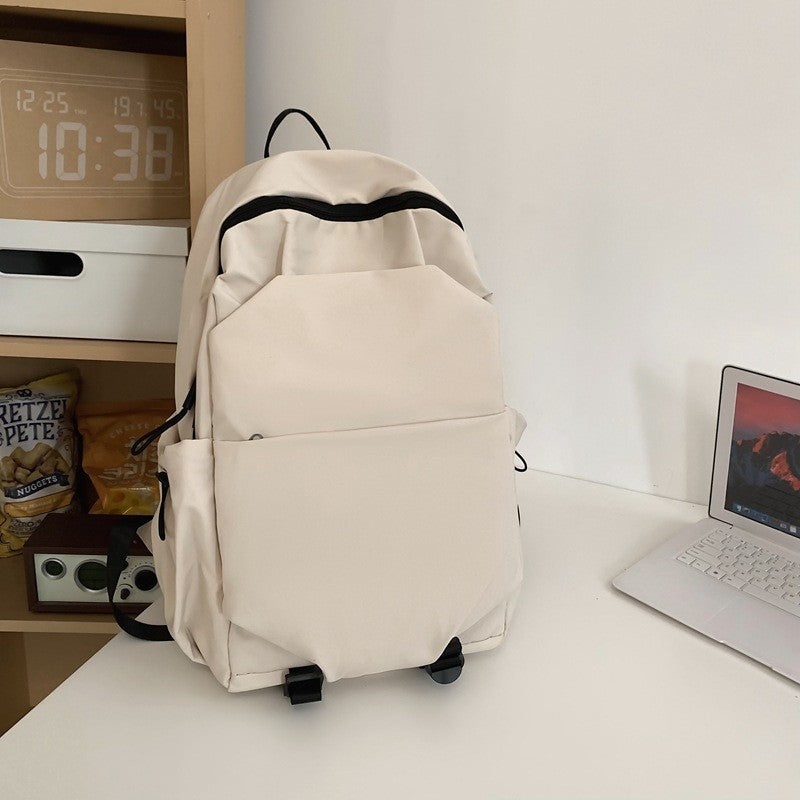 Ielgy Student Backpack Fashion Trendy Large Capacity Water Repellent Student Casual Backpack
