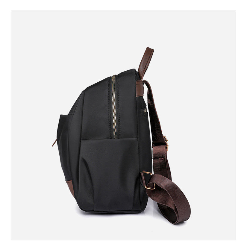 Ielgy Oxford Cloth Ladies Backpack Retro Casual Backpack Large Capacity Outdoor Travel Backpack