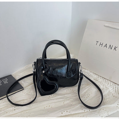 Ielgy Ladies Fashion Portable Pillow Bag Korean Version Simple All-Match One-Shoulder Trendy Casual Messenger Bag