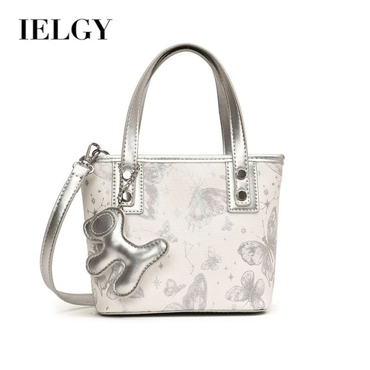Ielgy All-Match Messenger Bag High-End Niche Texture Portable Bucket Bag