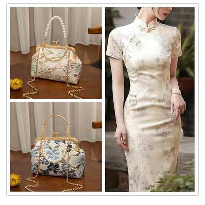 Ielgy Ladies Retro Temperament All-Match One-Shoulder Portable Cross-Body Ancient