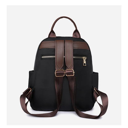 Ielgy Oxford Cloth Ladies Backpack Retro Casual Backpack Large Capacity Outdoor Travel Backpack