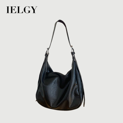 Ielgy High-End Feeling Large-Capacity Bag Retro Fashion Shoulder Bag Niche All-Match Tote Bag
