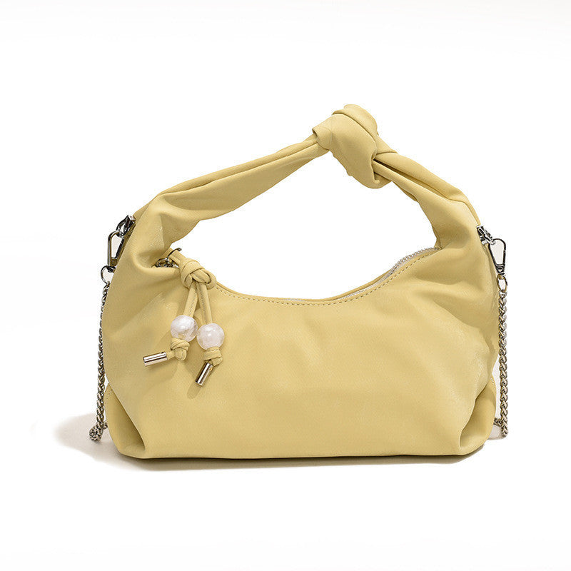 Ielgy New Chinese Style Chinese Style Dumpling Bag Ladies Shoulder Messenger Bag Chain Portable